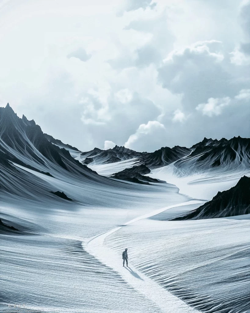 Black Blur Nature Background