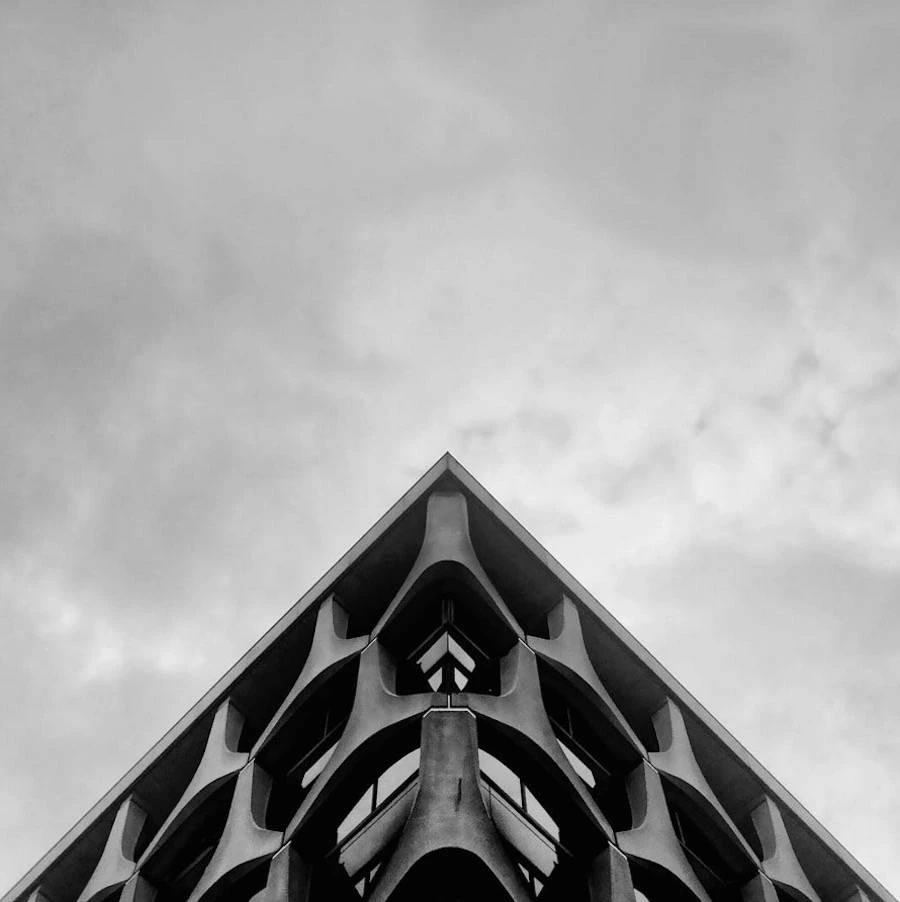 Black Bold Geometric Background
