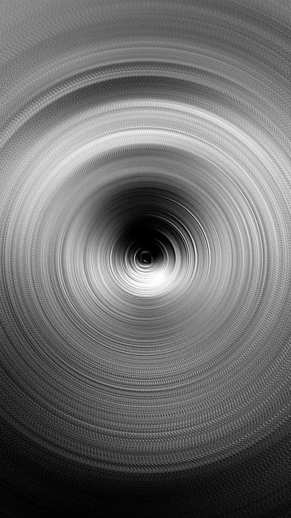 Black Circle Abstract Background