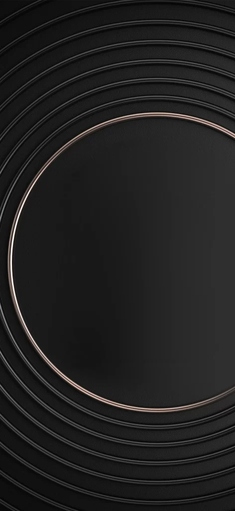 Black Circle Geometric Background