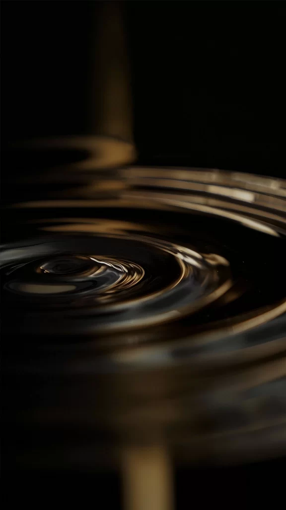 Black Liquid Muted 3D Background