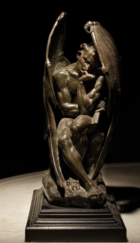 Black 3D Antique Sculpture