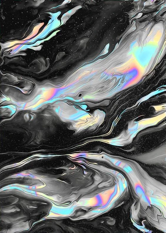 Black Dreamy Abstract Background