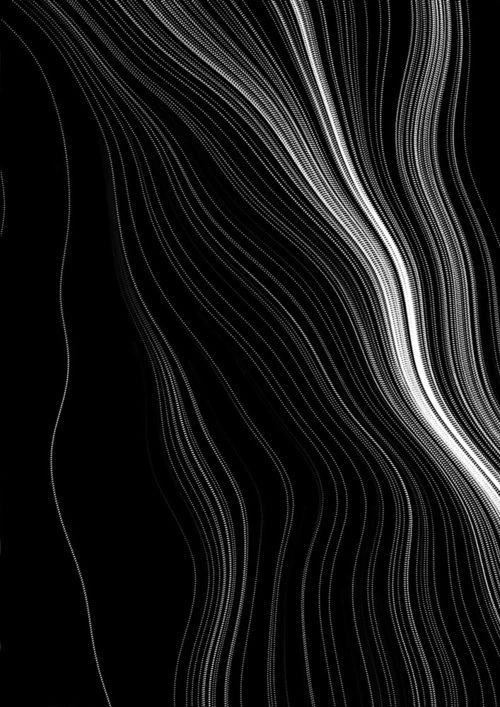 Black Ethereal Abstract Background
