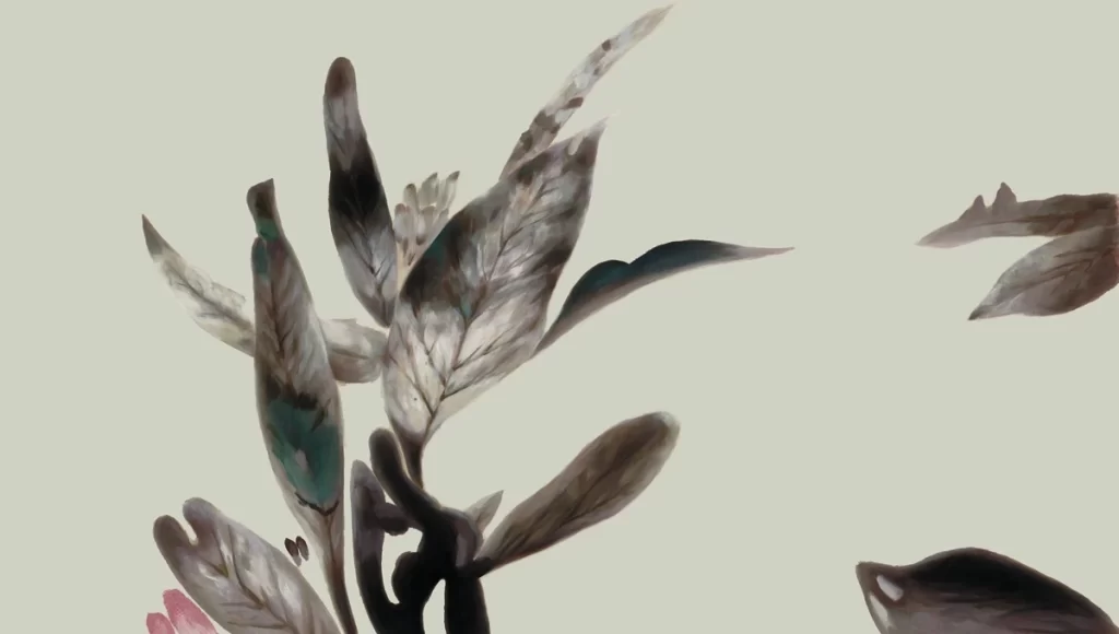 Gray Petal Abstract Background