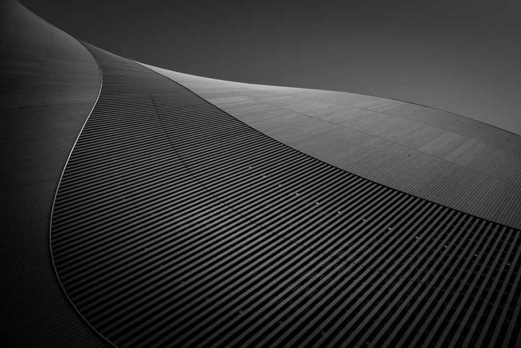 Black Layered Abstract Background