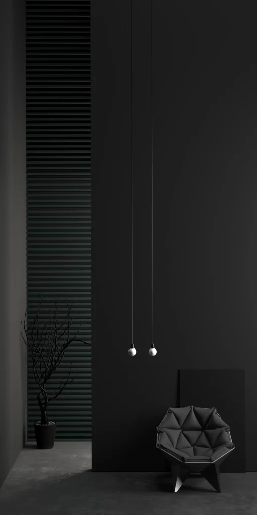 Black Line 3D Background