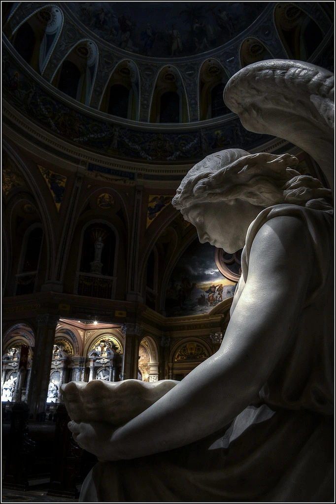White Marble Bust