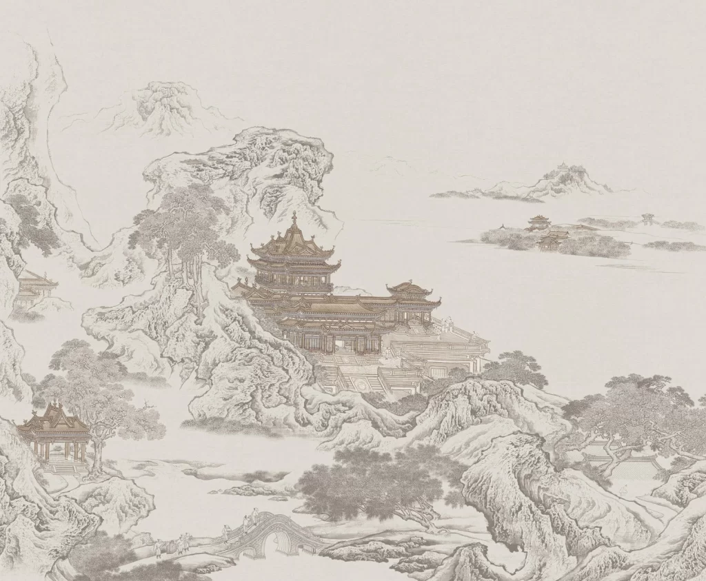 White Mountain Flow Background