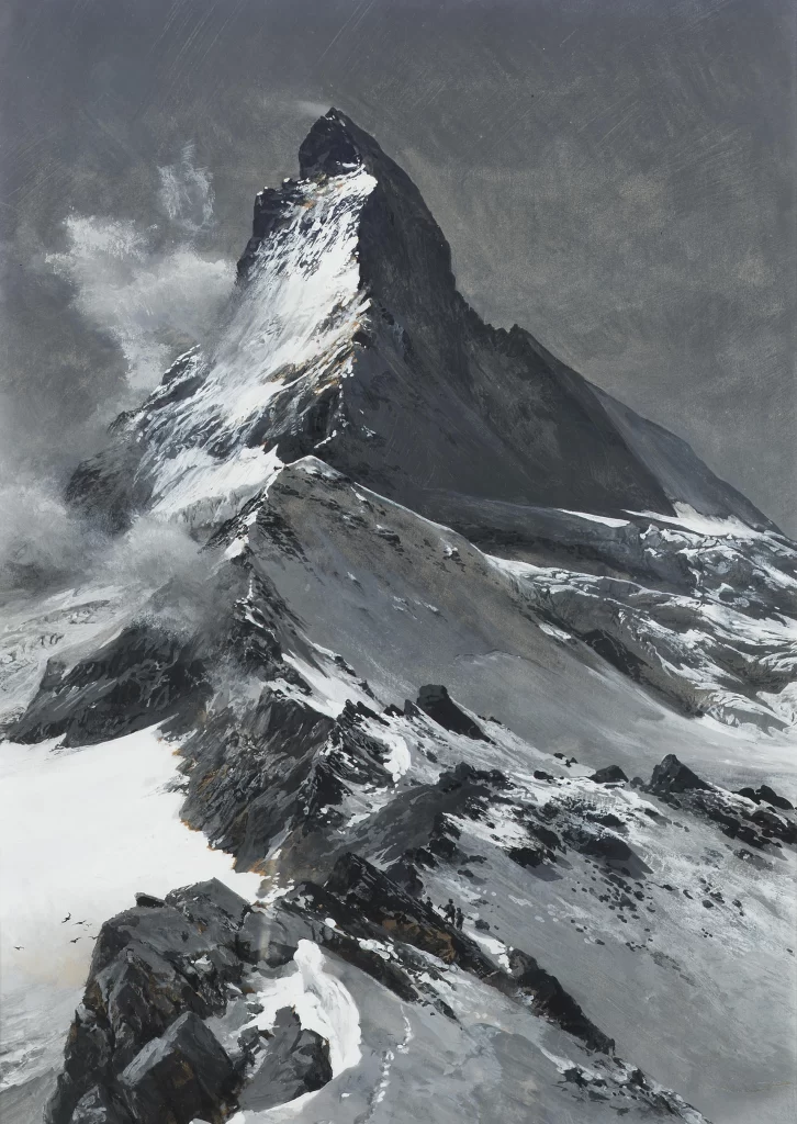Black Mountain Nature Background