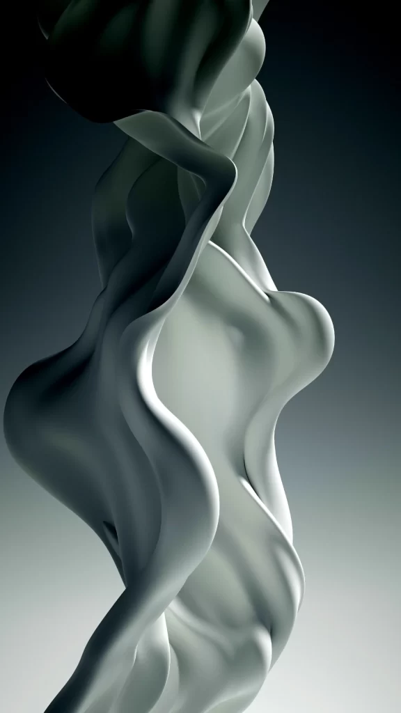 Black Muted 3D Background
