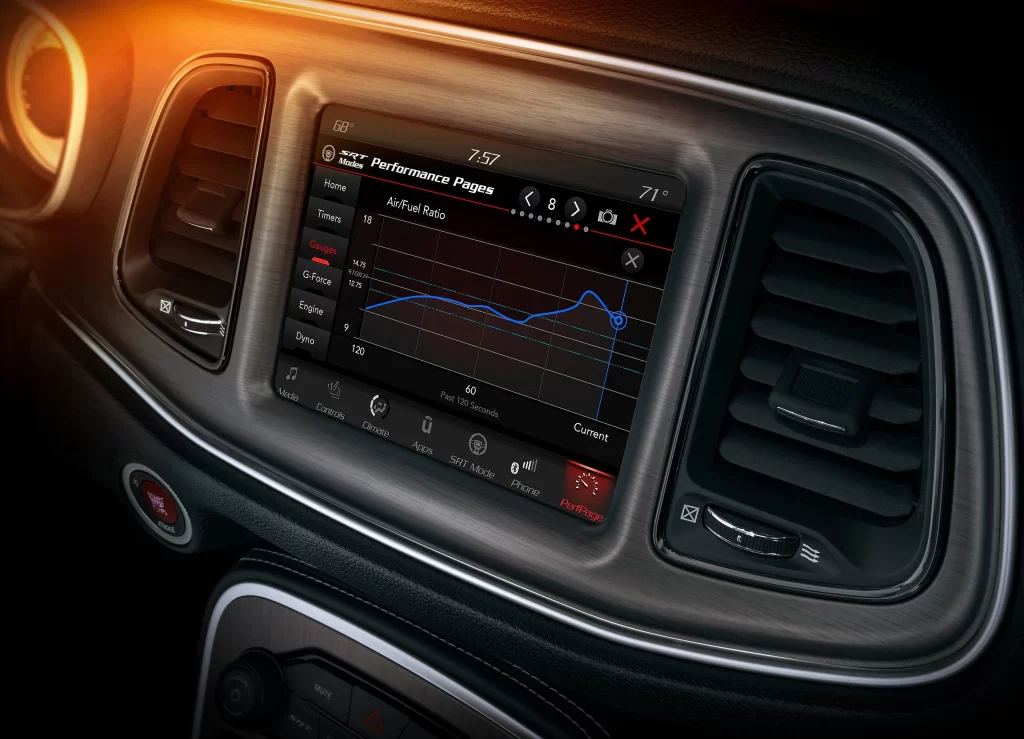 Black SUV Dashboard Vent View