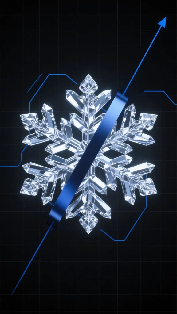 Black Snow 3D Background