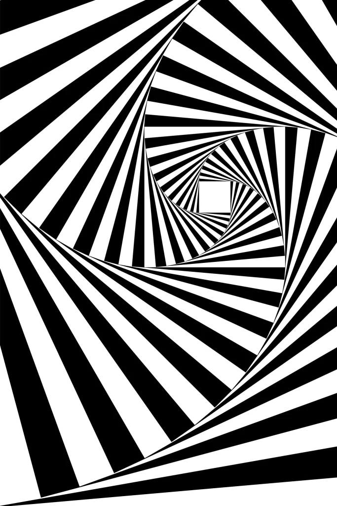 Black Vivid Geometric Background