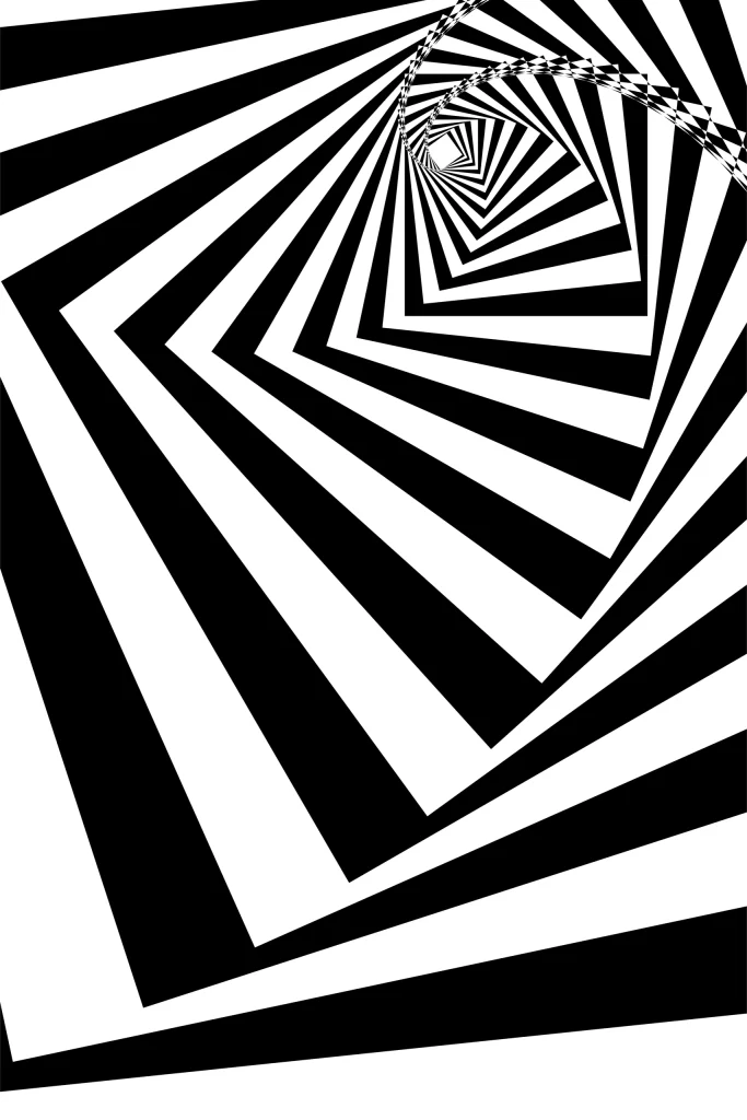 Black Warm Geometric Background