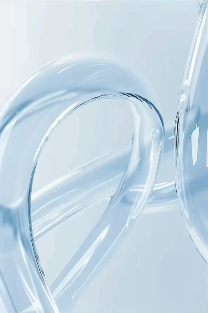 Pastel Liquid Glow 3D Background