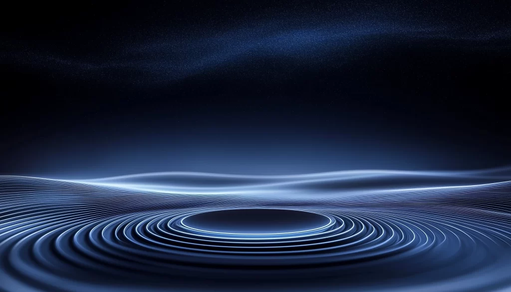 Blue 3D Cool Gradient Background