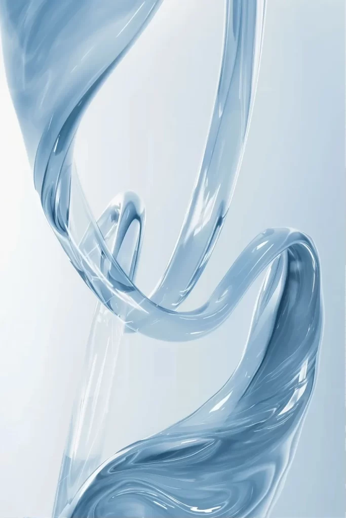 White Liquid Warm Background