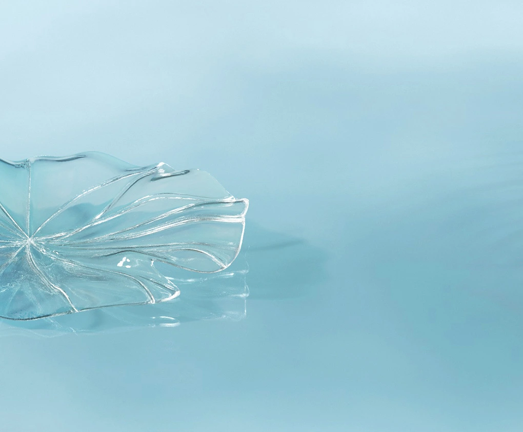 Cyan Liquid Minimal 3D Background