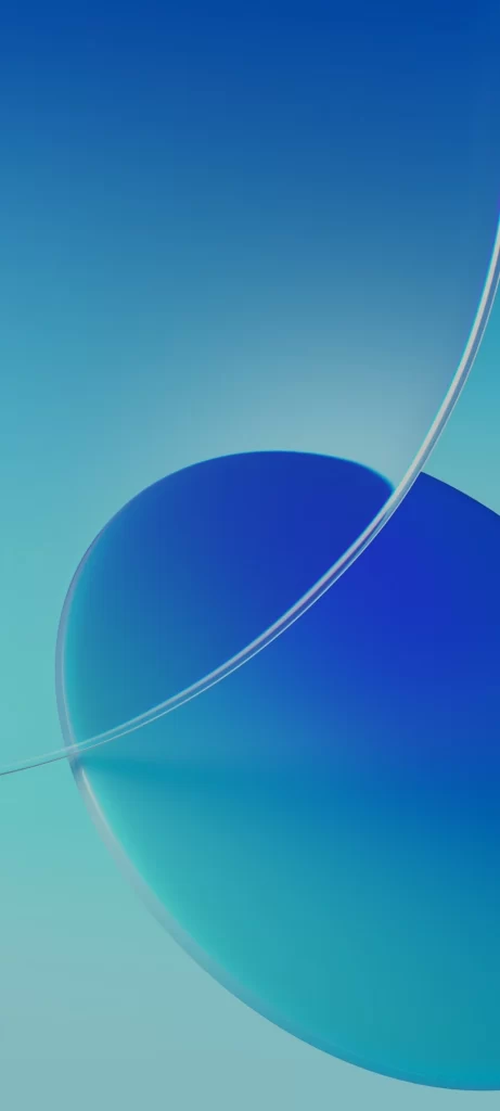 Blue Gradient Sphere Abstract Background