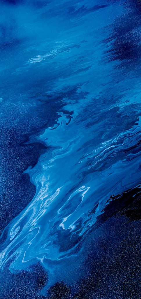 Blue Flow Ethereal Abstract Background