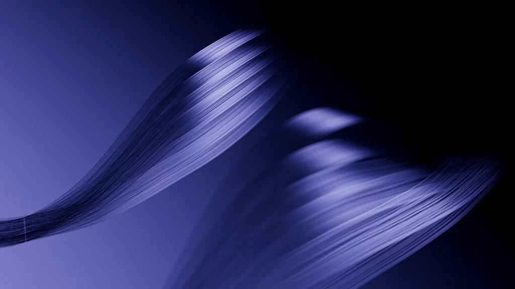 Black Line Smooth Abstract Background