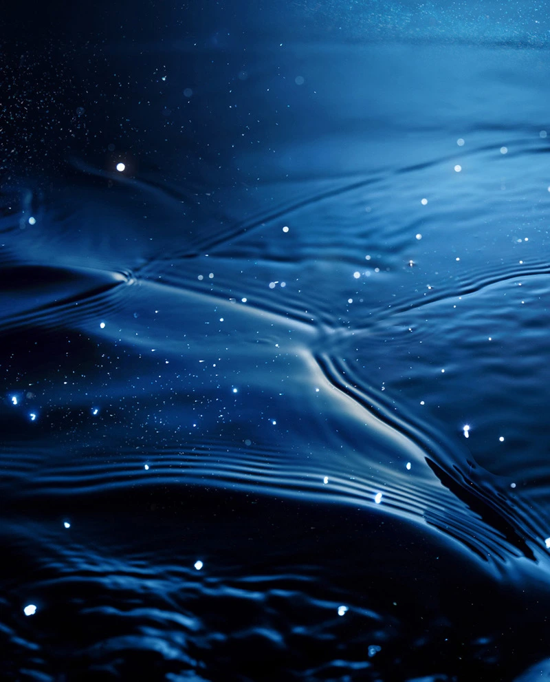Blue Bokeh Texture Background