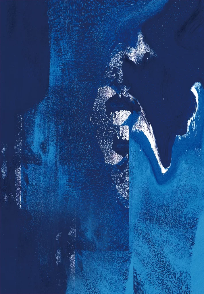Blue Bold Abstract Background