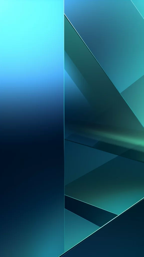 Cyan Gradient Liquid Abstract Background