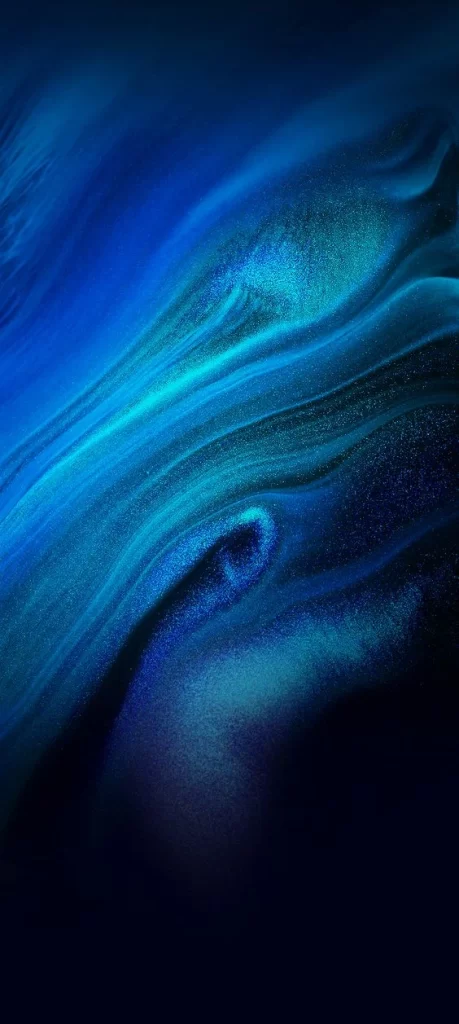 Blue Glow Abstract Background