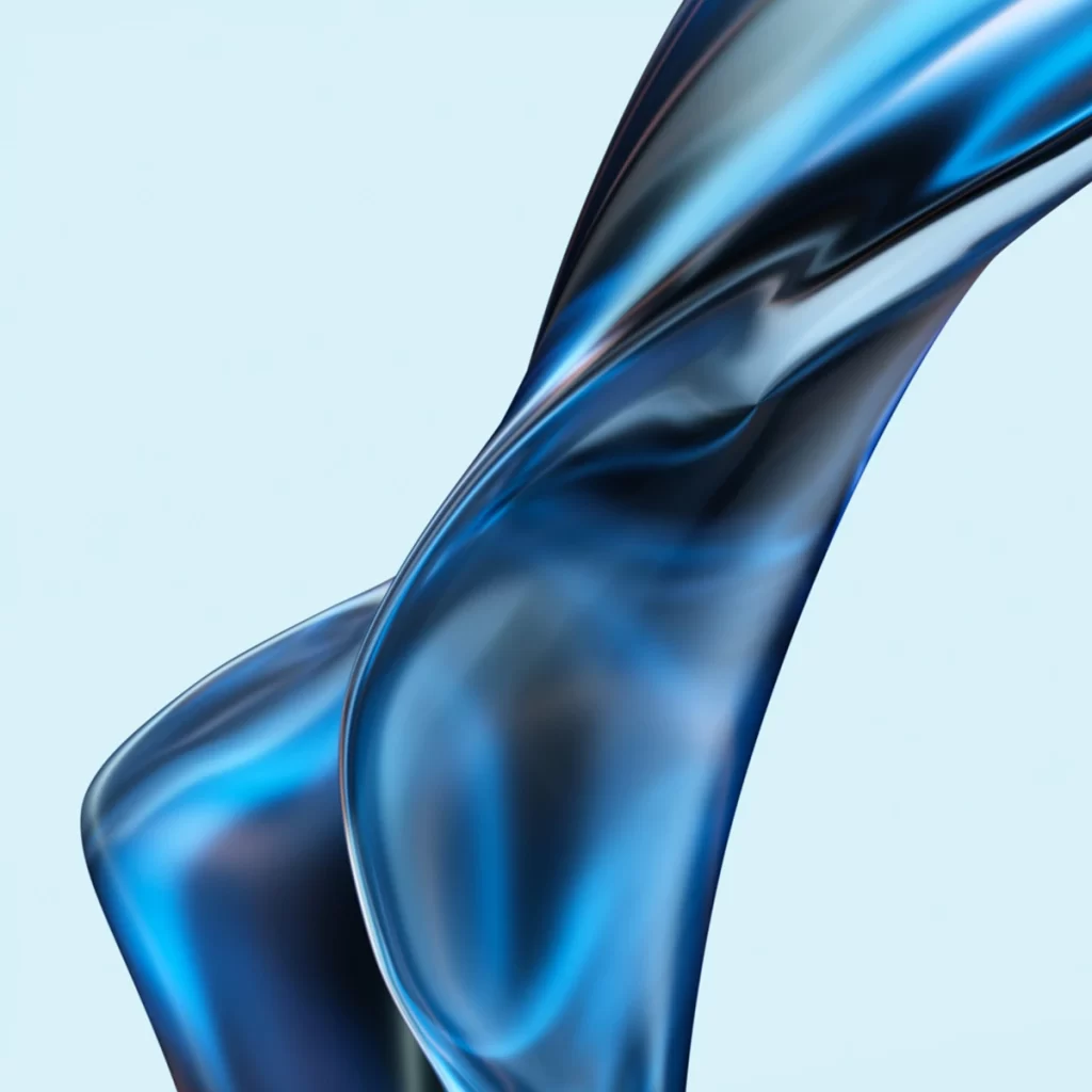 Blue Gradient 3D Background