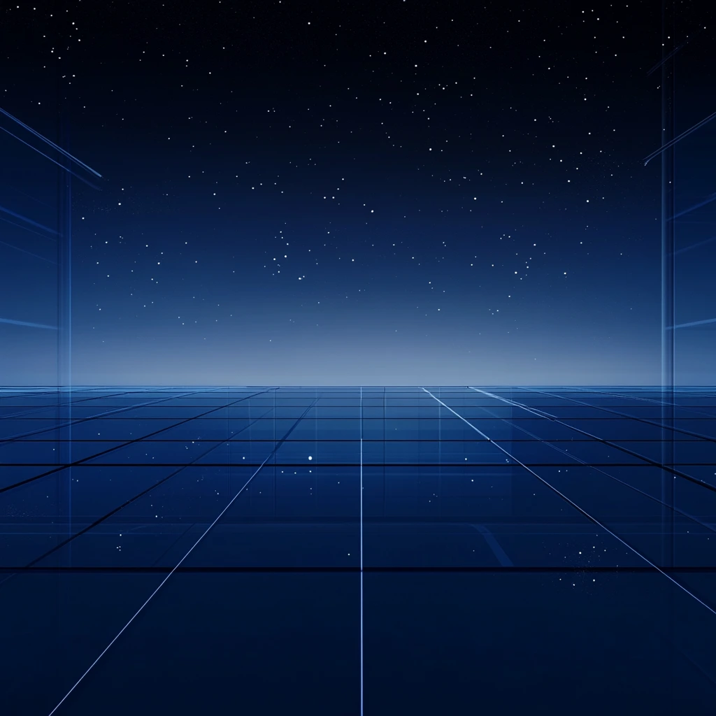 Blue Grid Gradient Background