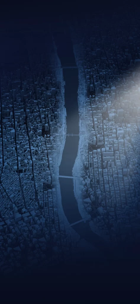 Blue Line Glow Background