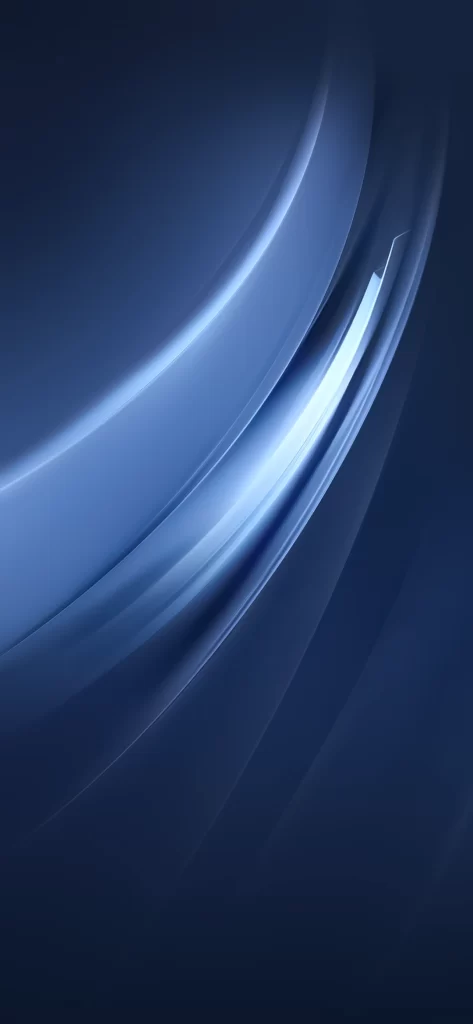 Blue Curve Glow Background