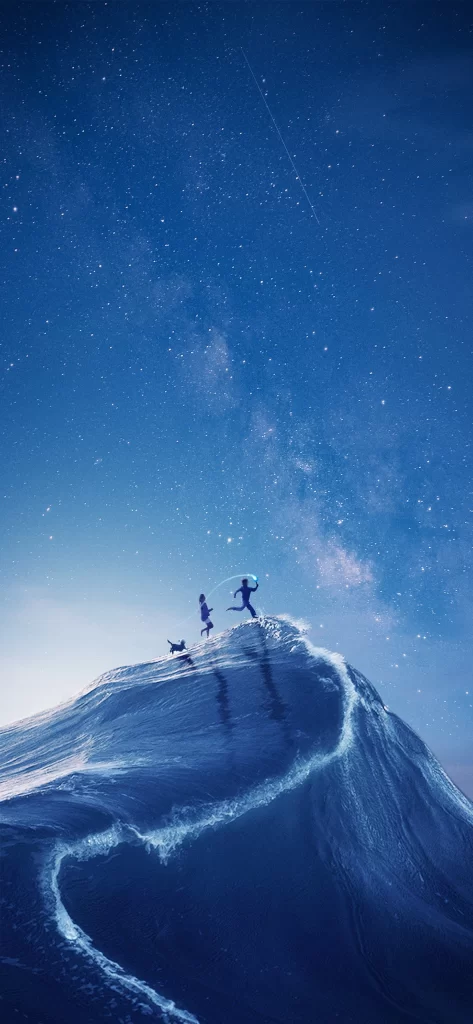 Blue Mountain Nature Background