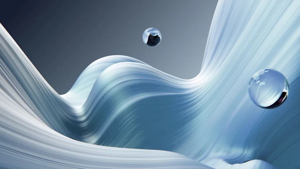 Pastel Blur Liquid 3D Background