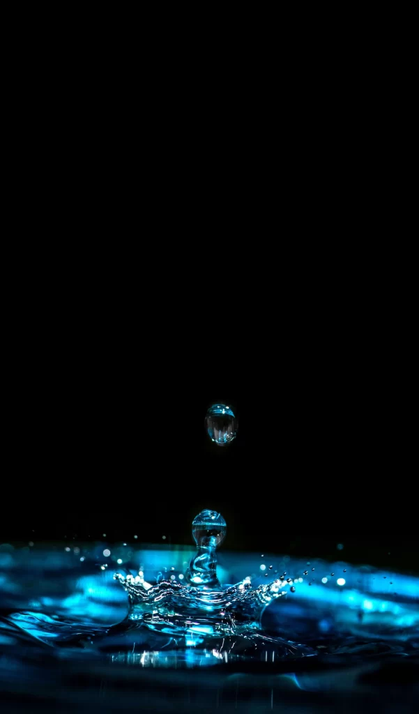 Black Liquid Smooth Background