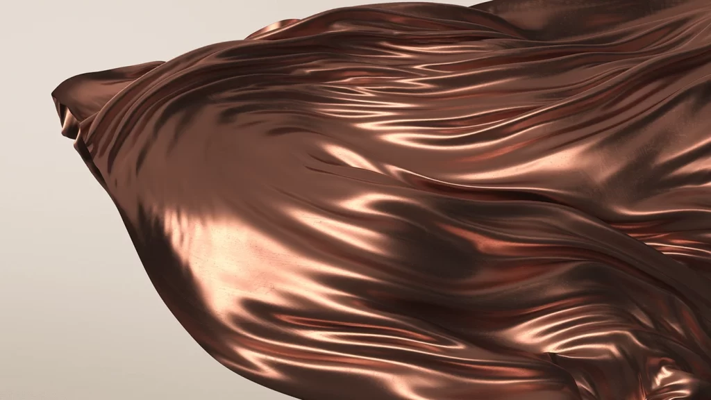 Red Liquid Flow Background
