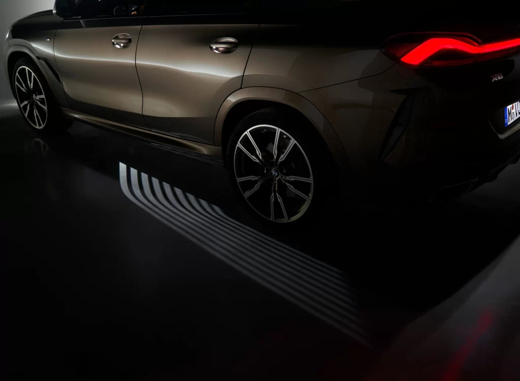 Brown BMW SUV Studio Side View