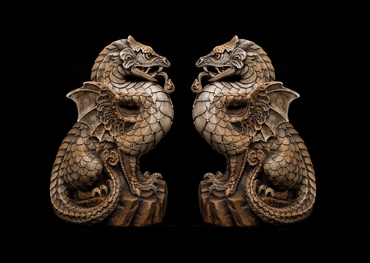 Brown Snake Sculpture