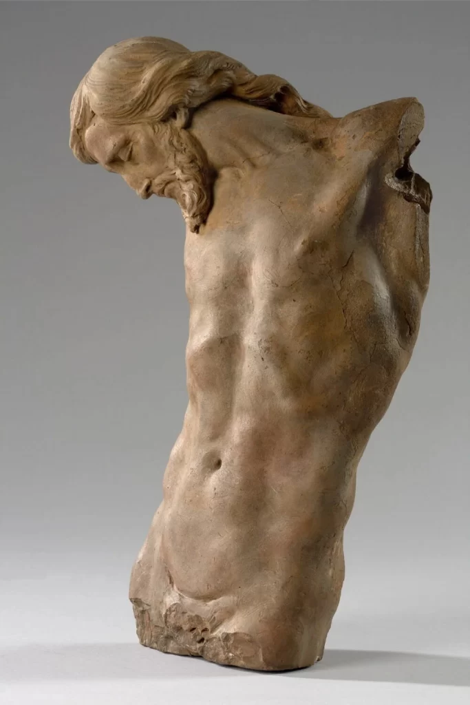 Beige Plaster Bust