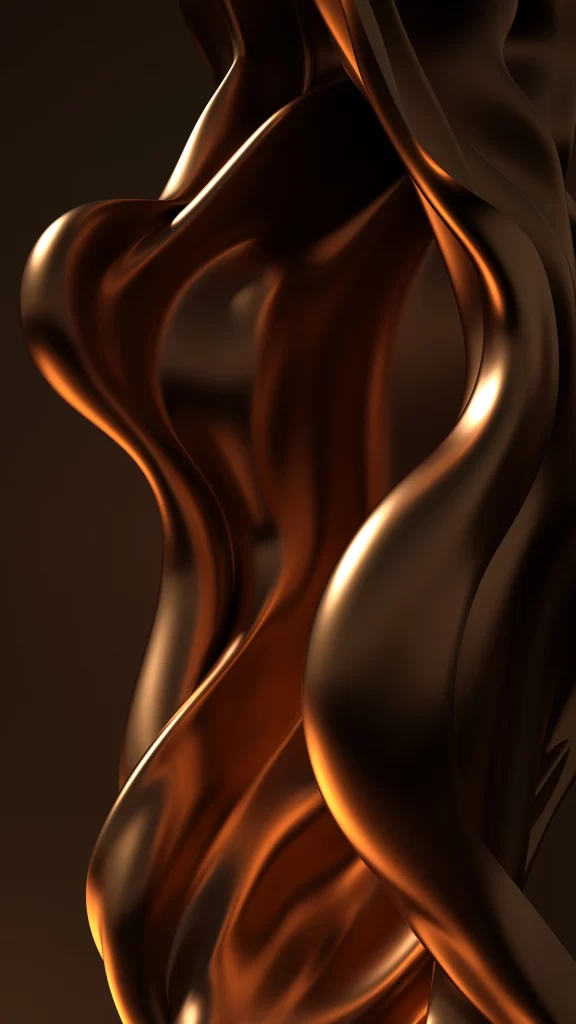 Brown Gradient 3D Background