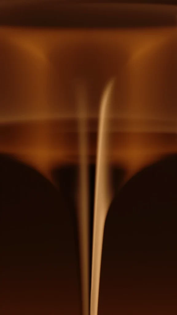 Brown Liquid Glow 3D Background