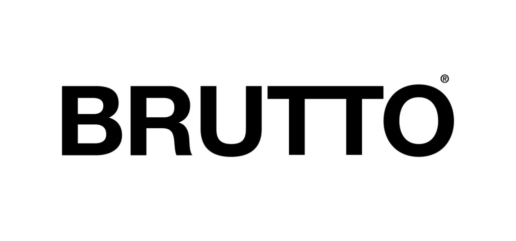 Brutto Black Wordmark Logo