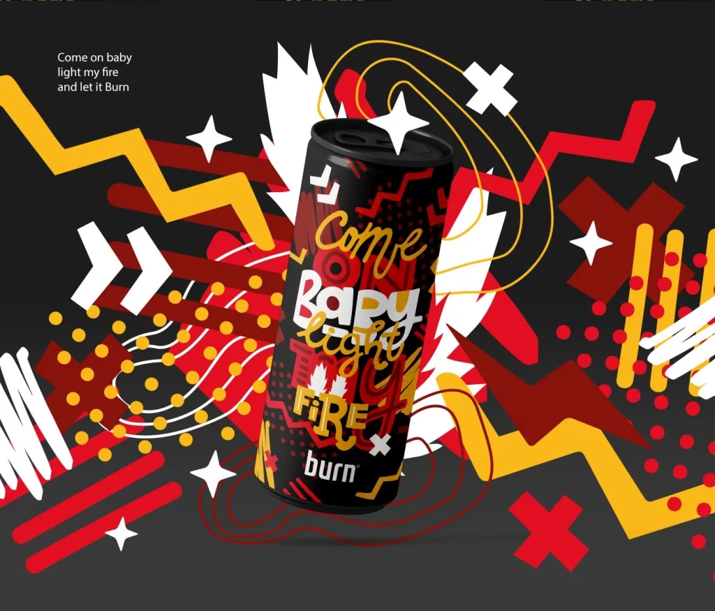 Burn Energy Drink Advertisement