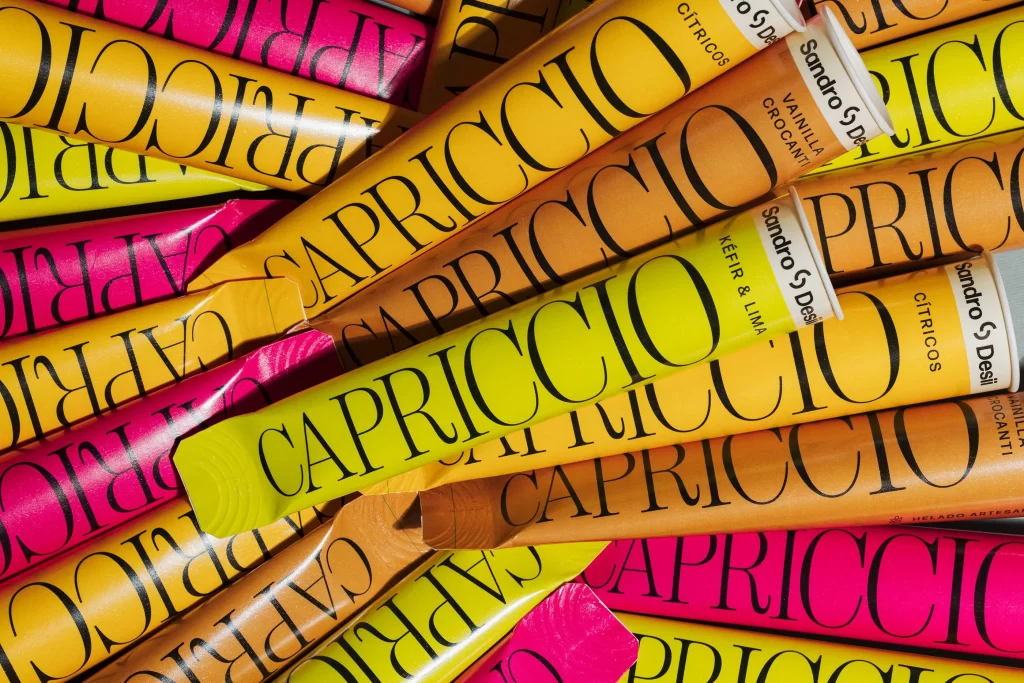 Capriccio Ice Cream Bar Tube