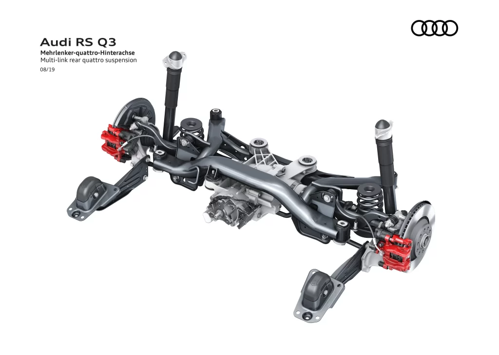 Audi RS Q3 Rear Suspension Detail