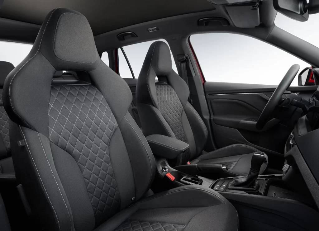 Car Interior Seats and Dashboard