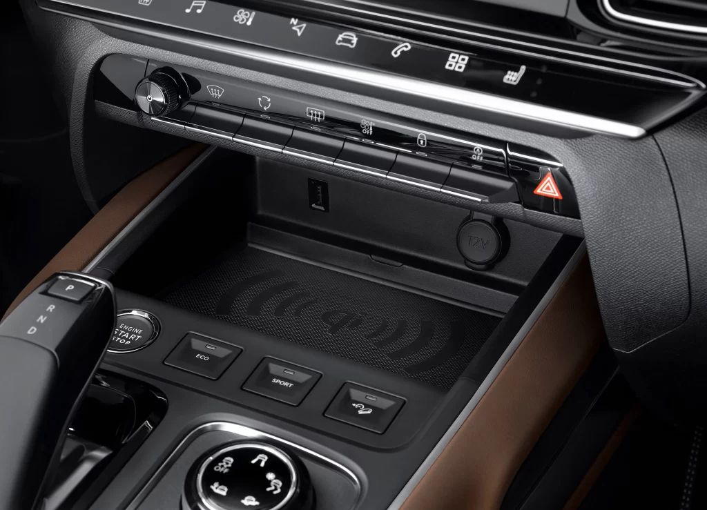 Car Center Console Detail Photography