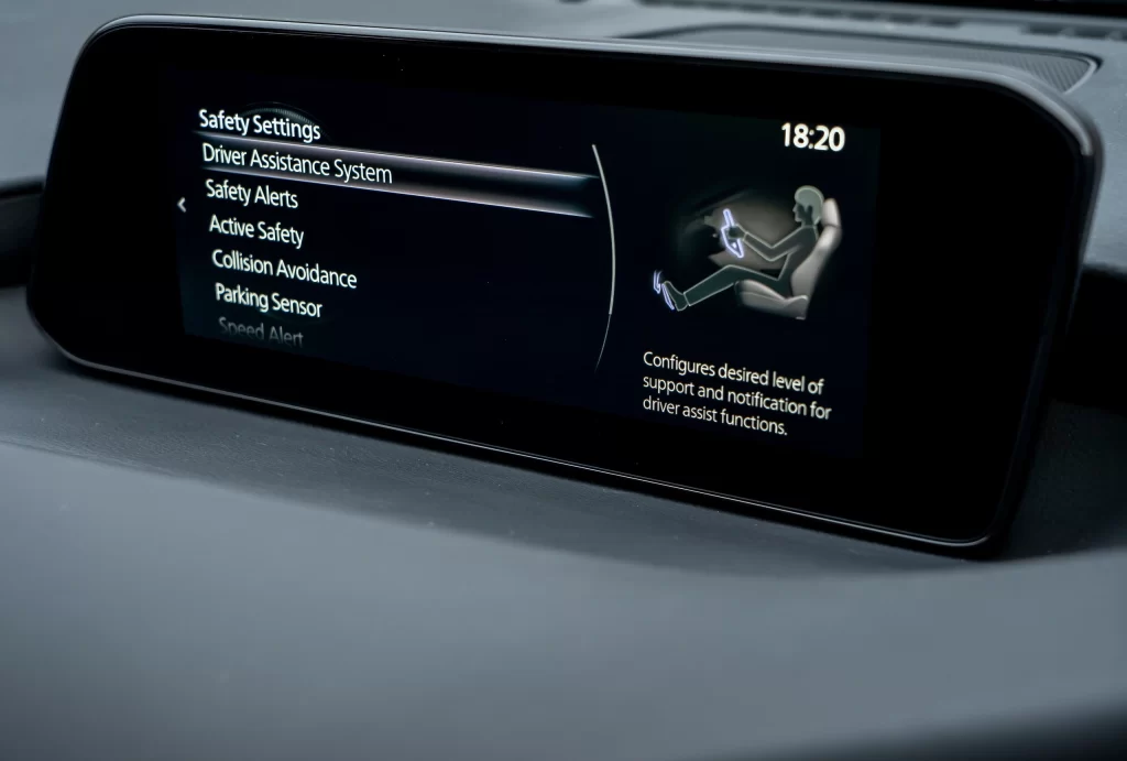 Car Dashboard Climate Control Close Up